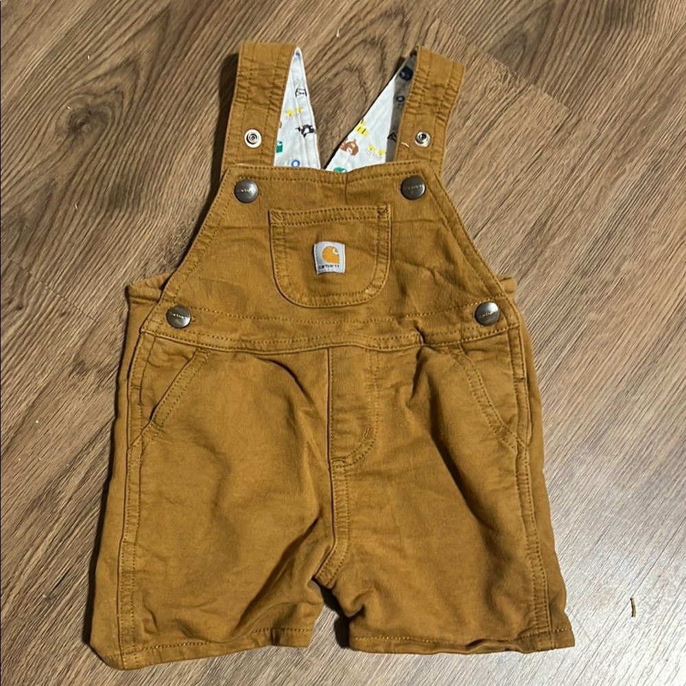 Carhartt Brown Overalls Durable Canvas Workwear